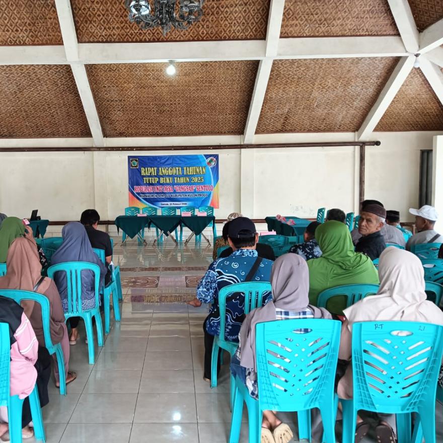 RAT dan Tutup Buku Tahun 2025 KUD “Gangsar” Digelar di Balai Langit